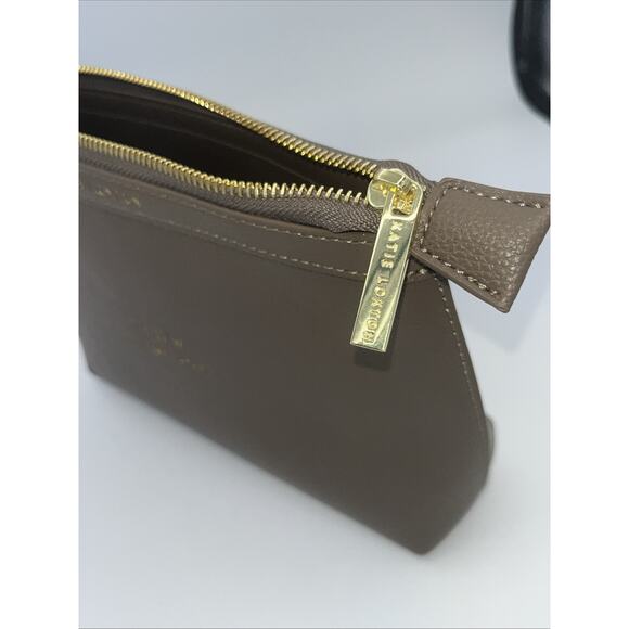 KATIE LOXTON LONDON Sparkle Everyday makeup case pouch clutch 10”x7”2 gold-tone - Picture 7 of 7